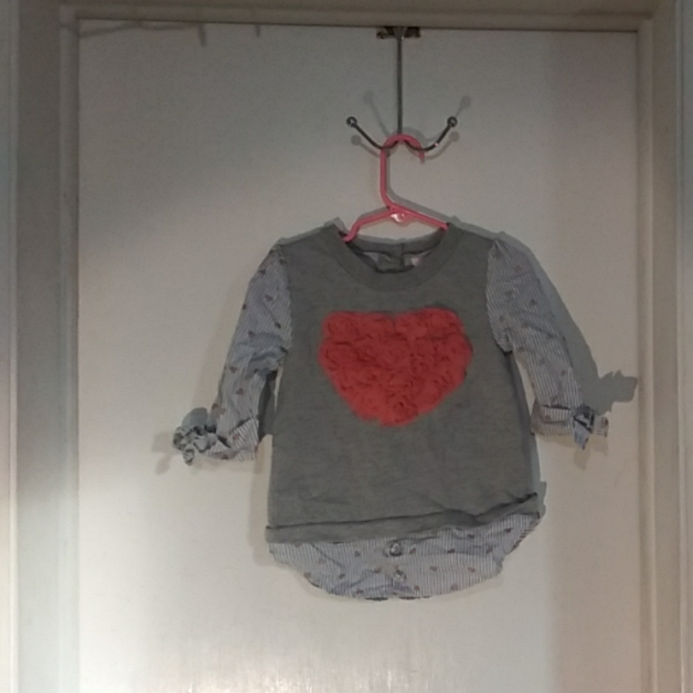 Long sleeve little girl shirt